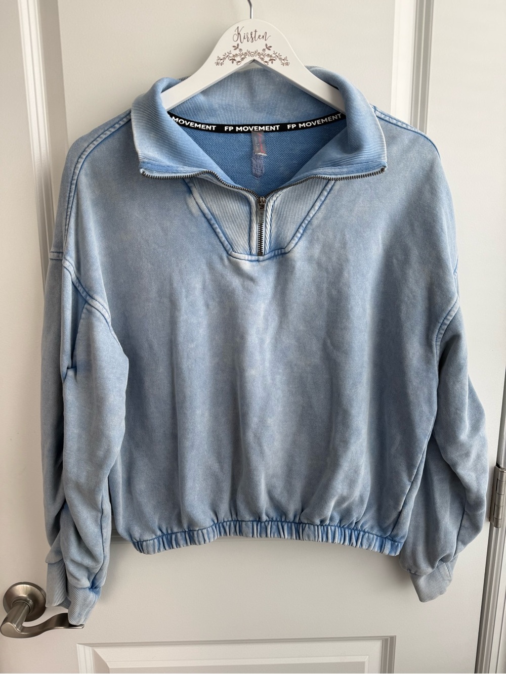 Free People FP Movement Valley Girl Pullover Sweatshirt Sporty Outdoors Medium - Picture 2 of 11